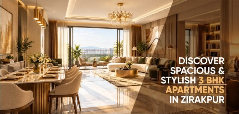 Discover Spacious & Stylish 3 BHK Apartments in Zirakpur